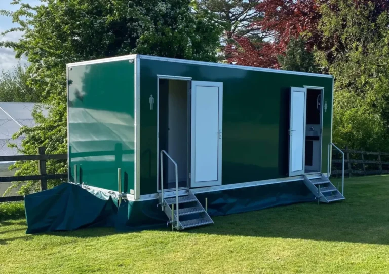 luxury portable shower hire